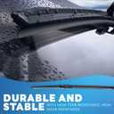 HEVLE Windshield Wiper Blades, Premium All-Season Windshield Wiper Blades, Wiper Blades Easy Install & Durable Stable Quiet Universal Car Accessories for Most Car