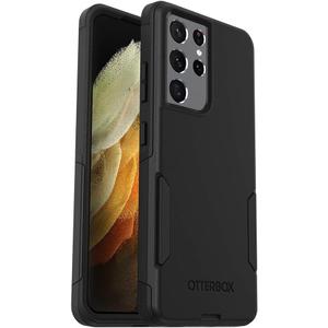 OtterBox Commuter Series Case for Galaxy S21 Ultra 5G (ONLY - Does NOT FIT Non-Plus or Plus Sizes) - Black