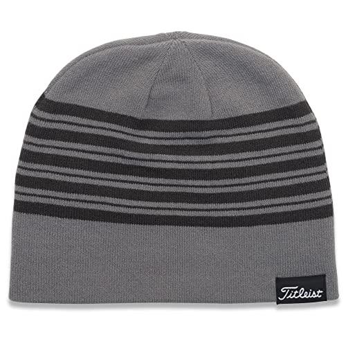 Titleist Men's Standard Beanie Hat, Gray/Charcoal, One Size 3 Pack