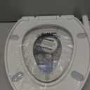 Jool Baby Quick Flip Toilet Seat with Built-in Potty & Splash Guard for Toddler Training, Slow Close (Elongated)