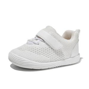 Newsonet Baby Shoes Boys Girls First Walking Non Slip Walker Infant Mesh Sneakers Breathable 6 9 12 18 24 Months White Size 12-18 Months Toddler, Size 5