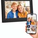 Digital Picture Frame 10.1 Inch WiFi | 1280x800 IPS Touch Screen | 16GB Storage | Auto-Rotate Wall Mountable Photo Frame | Gift for Mom, Weddings, Retirement, Birthdays