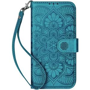 Ateeky Wallet Case for iPhone 16 Plus,[RFID Blocking] 3 Card Holder Stand with Credit Card Slot PU Leather Magnetic Protective Flip Cover for iPhone 16 Plus (Blue)