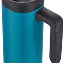 Contigo Superior 2.0 Stainless Steel Travel Mug with Handle Leak-Proof Lid Double-Wall Insulation for Hot & Cold Beverages, 20oz, Juniper, Ideal for Commuting and Travel