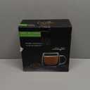 CNGLASS 12oz Double Walled Glass Coffee Mugs(4-pack),Large Clear Coffee Cups with Handle,Glass Espresso Mugs for Latte,Cappuccino,Tea