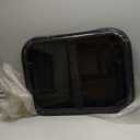 GXYWADY 18 x 24 RV Vertical Slide Window Black Mounting Opening Size 450-600MM