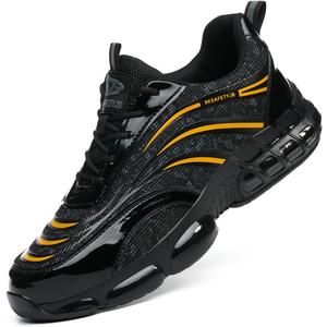 Steel Toe Work Shoes for Men Women Lightweight Comfortable Industrial & Construction Outdoors Safety Work Sneakers, Size: 8.5 Women/6.5 Men