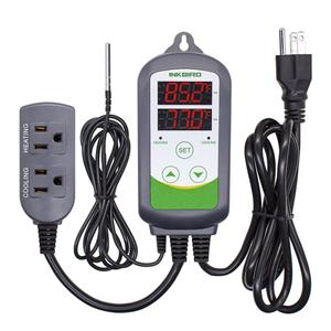 Inkbird ITC-308 Digital Temperature Controller 2-Stage Outlet Thermostat Heating and Cooling Mode Carboy Homebrew Fermenter Greenhouse Terrarium 110V 10A 1100W Inkbird ITC-308 Digital Temperature Controller 2-Stage Outlet Thermostat Heating and Cooling Mode Carboy Homebrew Fermenter Greenhouse Terrarium 110V 10A 1100W