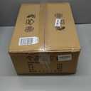 AMARTIZ Modern Wall Sconce Set of 2 Mid Century Black Gold Wall Lamp with 2 Milk Glass Shade U-Shape Linear Wall Light for Bedside Dining Room Bathroom