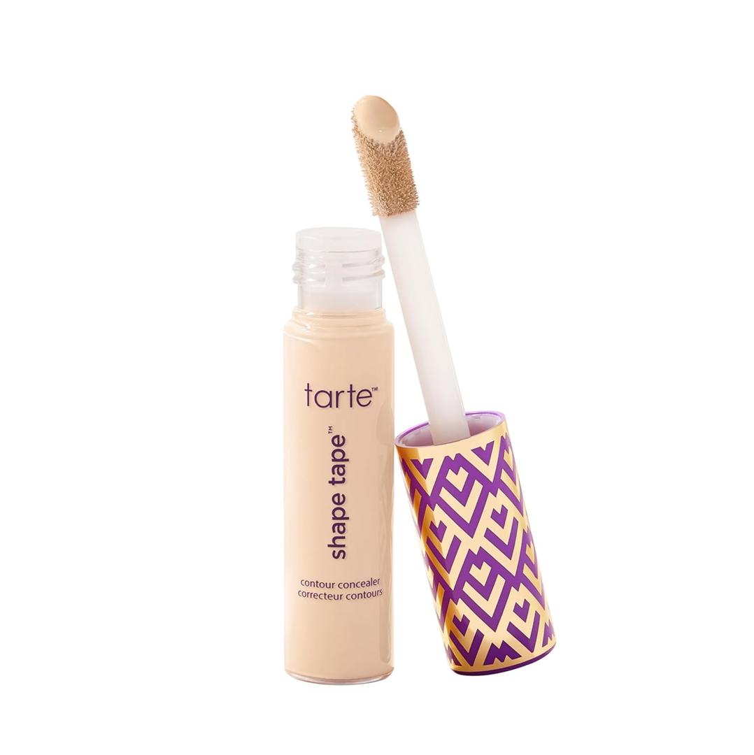 tarte shape tape concealer – Full Size-Coverage, Matte Finish for Under Eye, Dark Circles, Fine Lines, Redness & Discoloration, Longwear, Dermatologist-Tested, Vegan, Cruelty-Free