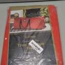 ZOBER 600D Oxford Fabric Large Christmas Tree Storage Bag - Fits 9 Ft Artificial Trees - Tear Proof Waterproof Christmas Tree Bag For Storage Box For Xmas - Strong, Durable Handles - Card Slot - Red