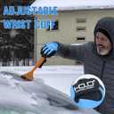 Waterproof Winter Work Gloves Men Women,Cold Weather Insulated Work Gloves Thermal Liner Superior Grip Latex Coating Warm for Outdoor (Small-2 Pairs, Sky Blue)