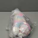 Muiteiur 4 Piece Cats Stuffed Animals, 15.7 inch Mom Plush Cat with 3 Kittens Stuffed in Zipper Pouch, Cute Rainbow Mom and Baby Stuffed Kitten for Kids Girls Boys Gift for Birthday