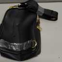 INICAT Anti Theft Crossbody Bag for Women, Small RFID Blocking Sling Purse with Zipper Lock for Travel, Vegan Leather