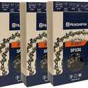 Husqvarna Set Of 3 OEM SP33G X-Cut .325 .050 80DL 20" Chain 581643680