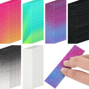 Gersoniel 72 Pcs Anxiety Sensory Stickers Calm Stickers Adhesive Textured Mental Health Strips Mindfulness Fidget Decals Stress Anxiety Relief Items for Desk Therapy Office Counselor(Gradient)