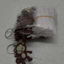 60 Pack Monkey Party Favors Include 20 Keychains + 20 Thank You Tags + 20 Goodie Bags for Monkey Lover, Birthday Return Gift, Safari Jungle Zoo Animal Party, Baby shower, Wild One Party