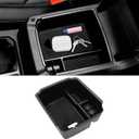 TTCR-II Center Console Organizer Tiguan 2018-2024, for VW Taos Console Organizer Tray 2022 2023 2024 2025 2026, Compatible with Volkswagen Tiguan Middle Storage Box Taos