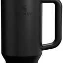 STANLEY Quencher H2.0 Tumbler with Handle and Straw 40 oz | Flowstate 3-Position Lid | Cup Holder Compatible for Travel | Insulated Stainless Steel Cup | BPA-Free | Black 2.0