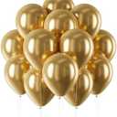 Pack Of 3 DECOCKRAT Metallic Gold Latex Balloons Kit - 110PCS Party Balloons, 12'' Helium Balloon Set with Ribbon, Perfect for DIY, Birthday, Baby Shower, Wedding, Anniversary & Holiday Decoration