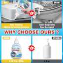 Mold Remover Gel  Effective Washing Machine Cleaner for Gasket, Mold Stain Remover Gel for Bathroom, Grout, Tile, Shower, Sink, Caulk - All-Purpose Household Cleaner Gel (8 Fl Oz (Pack of 1))