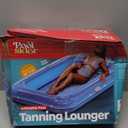 Premium Inflatable Tanning Pool Lounger | Inflatable Tanning Bed for Adults - 4 in 1 Multipurpose Suntan Tub | Pool Floats Adults, Inflatable Pool Float | Tanning Float - Sunbathing Pool Raft, XL