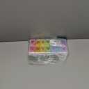 Shintop Am Pm Pill Organizer 7 Day, Push Button Weekly Pill Box 2 Times a Day Easy Fill Pill Holder Day Night Vitamin Case for Medications Fish Oil Supplements (Rainbow)