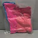 Giegxin Kids 80s Workout Costume Halloween Outfit Accessories Retro Neon Leotard Legging Headband Wristband Leg Warmers (Medium, Rose Red, Lake Blue)