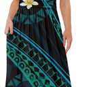 Matching Hawaiian Outfits for Couples,Polynesian Dress & Man Shirt Matching Couples Outfits Family Matching Outfits (XL)