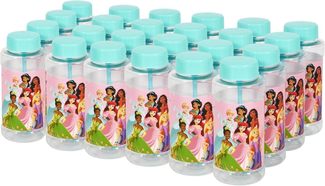 Disney Princess 4-Ounce Bubbles Party Toy with Wand (Pack of 24)