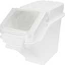 53LB Flour Storage Container With Scoop for Dry Food, Sugar, Baking Supplies,Rice.BPA Free Ingredient Storage BinPet Food Storage Container Dog Cat Birds Food Bin (53 LB)