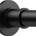 BRIOFOX Shower Curtain Rod Adjustable 18-64 Inch, No Drilling Non Slip Stainless Steel Spring Tension Curtain Rod for Window or Bathroom, Matte Black