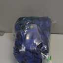 Ephemoca Men's Warm Sherpa Lined Full Zip Hooded Plaid Shirt Jacket Long Sleeve Fleece Shirt Plaid Flannel Jacket Royal Blue Large XL