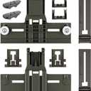 UPGRADED W10350375 W10712395 Dishwasher Top Rack Adjuster Parts For Whirlpool Dishwasher Parts WDT730PAHZ0 WDT970SAHZ0 WDTA50SAHZ0 WDT750SAHZ0 Upper Rack Parts For Kenmore 665 Dishwasher Top Rack Part