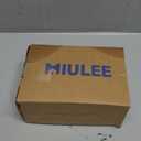 MIULEE Decorative Throw Pillow Covers for Couch Bed Livingroom 20x20 Inch Set of 2 White Boho Accent Throw Pllows Broadside Striped Patchwork Soft Corduroy Pillowcases