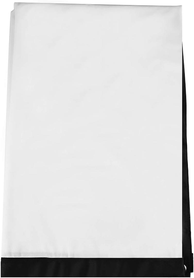 Projection Screen 4:3, Foldin Projection Screen, Non Deceleratin White Projector Screen for Outdoor Campin Movies(72 inch)