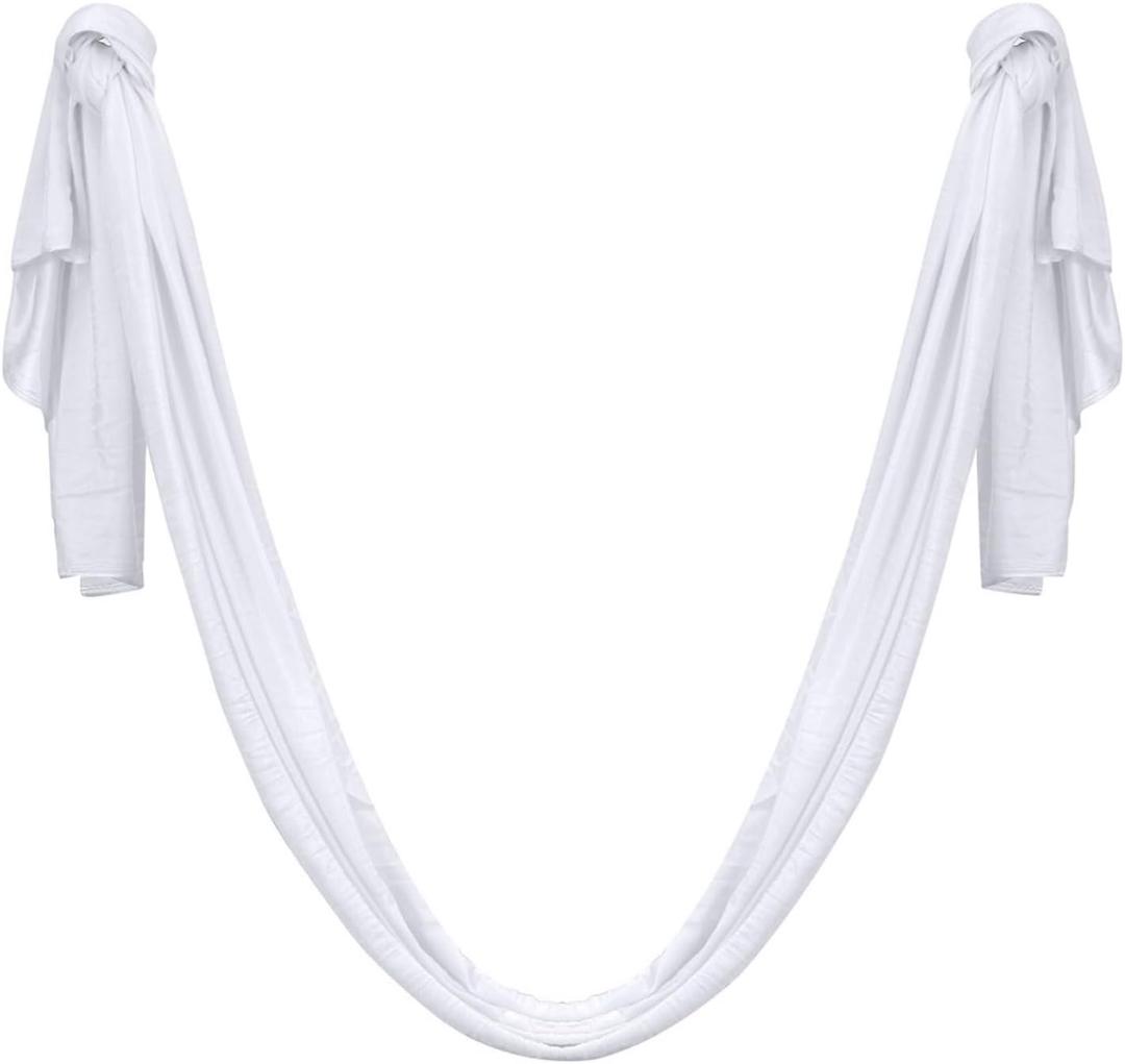 Active Silk Aerial Yoga Swing Hammock Kit for Improved Yoga Inversions Flexibility & Core Strength
