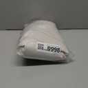 MIULEE 96" Long Scalloped Shower Curtain Linen Textured with 12 Metal Hooks Cute Extra Long Heavy Duty Washable Waterproof Cloth Shower Curtains with Black Border for Bathroom Hotel Bathtub,Beige