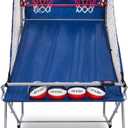 Pop-A-Shot - Dual Shot Sport | Arcade Basketball Game for Home | Paddle Scoring Hoop, 10 Game Modes, 4 Balls | Foldable for Easy Storage | Fun for All Players, Blue