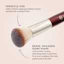BK BEAUTY 106 ROUND FOUNDATION BRUSH Dense Dome Shape for Liquid & Cream Foundation, Seamless Streak-Free Application, Multi-Use Face Makeup Tool