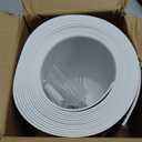 COUKIU Flexible Baseboard Molding Trim, 6 Inch x 20 Feet Self-Adhesive Vinyl Wall Base Cove Base, Peel and Stick Rubber Wall Base Moulding Trim(S152, White)