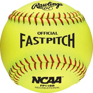 Rawlings NCAA 11 Inch Fastpitch Softball FP11BB Set of 2