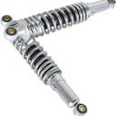 Motorcycle 1 Pair Universal 320mm 12.5 Rear Shock Absorbers Replacement for Suzuki Yamaha Honda XL 883 1200 ATV Go Kart Quad Dirt Sport Bikes (Chrome)