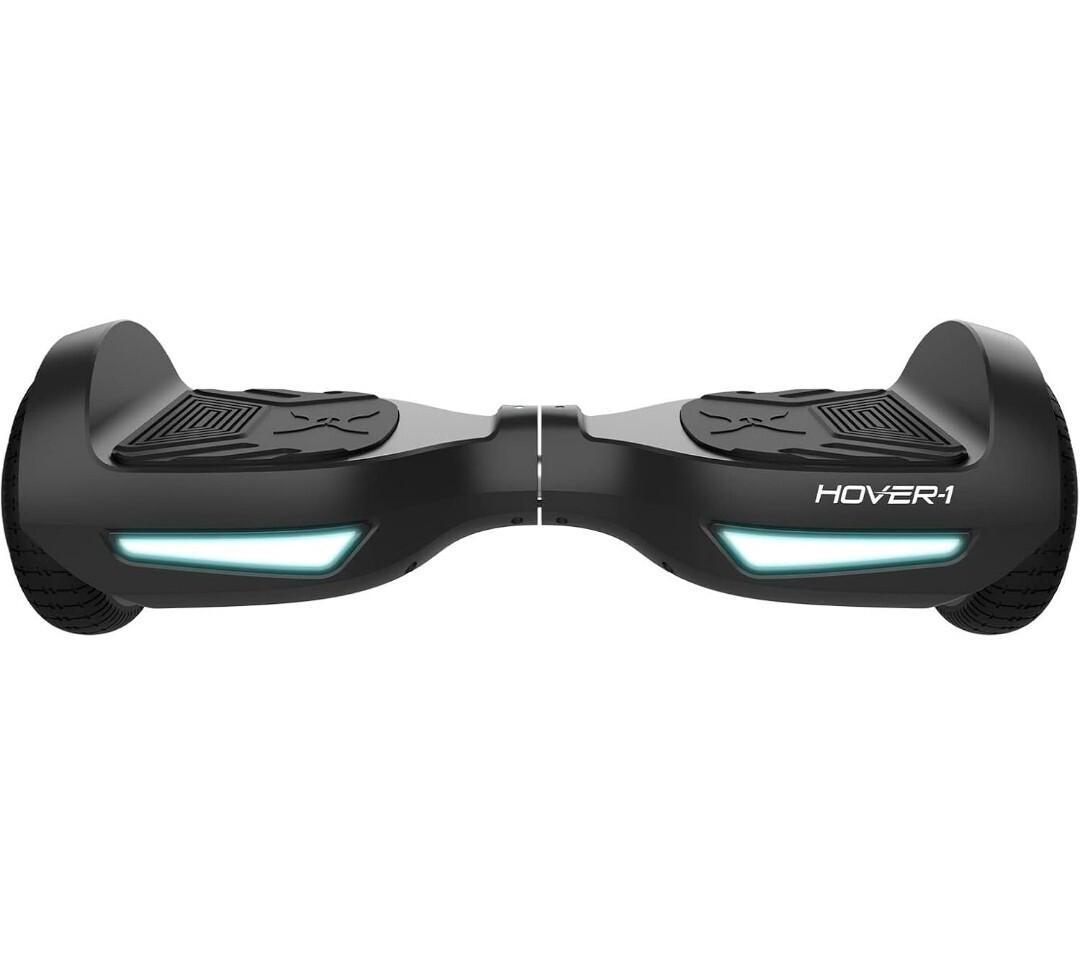 Hover1 Drive Electric Self Balancing Scooter with 7MPH Top Speed, 3 Mile Range, Long Lasting LithiumIon Battery, 6 HR Full Charge, Path Illuminating LED Lights and 6.5” Wheels