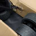 Syocyo Collapsible Wagon with Big Wheels, Beach Wagons Carts Foldable with All-Terrain Wheels, Large Weight Capacity Heavy Duty Carts with Cup Holders for Camping, Garden, Sports, Grocery, Carbon Black