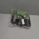 Mkono 3 Pack Small Fake Plants in Black Galvanized Metal Pots Artificial Eucalyptus Plants for Christmas Decorations Shelf Desk Home Farmhouse Room Coffee Table Bathroom Decor