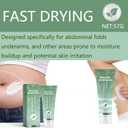 Cream, Skin Fold Barrier Cream for Moisture Friction Protection, For Friction-Prone Areas (2 pcs)