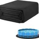 Pool Liner Pad for Above Ground Pools Thick Heavy Duty Under Pool Mat, Ground Cloth Protector for Swimming Pool Liner, Puncture Resistant, Smooths Surface & Extends Liner Life (24R FT)