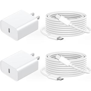 [Apple MFi Certified] iPhone 17 16 15 Pro Max Charger Fast Charging, 2 Pack 20W Type C iPhone 17 Charger Fast Charging with 6FT USB C Charging Cable for iPhone 17/17 Pro/17 Pro Max/Air/16 15 Pro Max