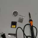 60W Adjustable Temperature Soldering Iron Kit - 9-in-1 With 5 Tips, Solder Wire Stand for Soldering and Repair